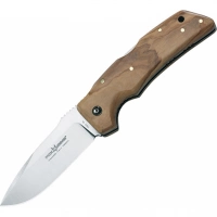 Складной нож Fox Elite Collection Forest Hunting, сталь N690, рукоять оливковое дерево, коричневый купить в Ульяновске